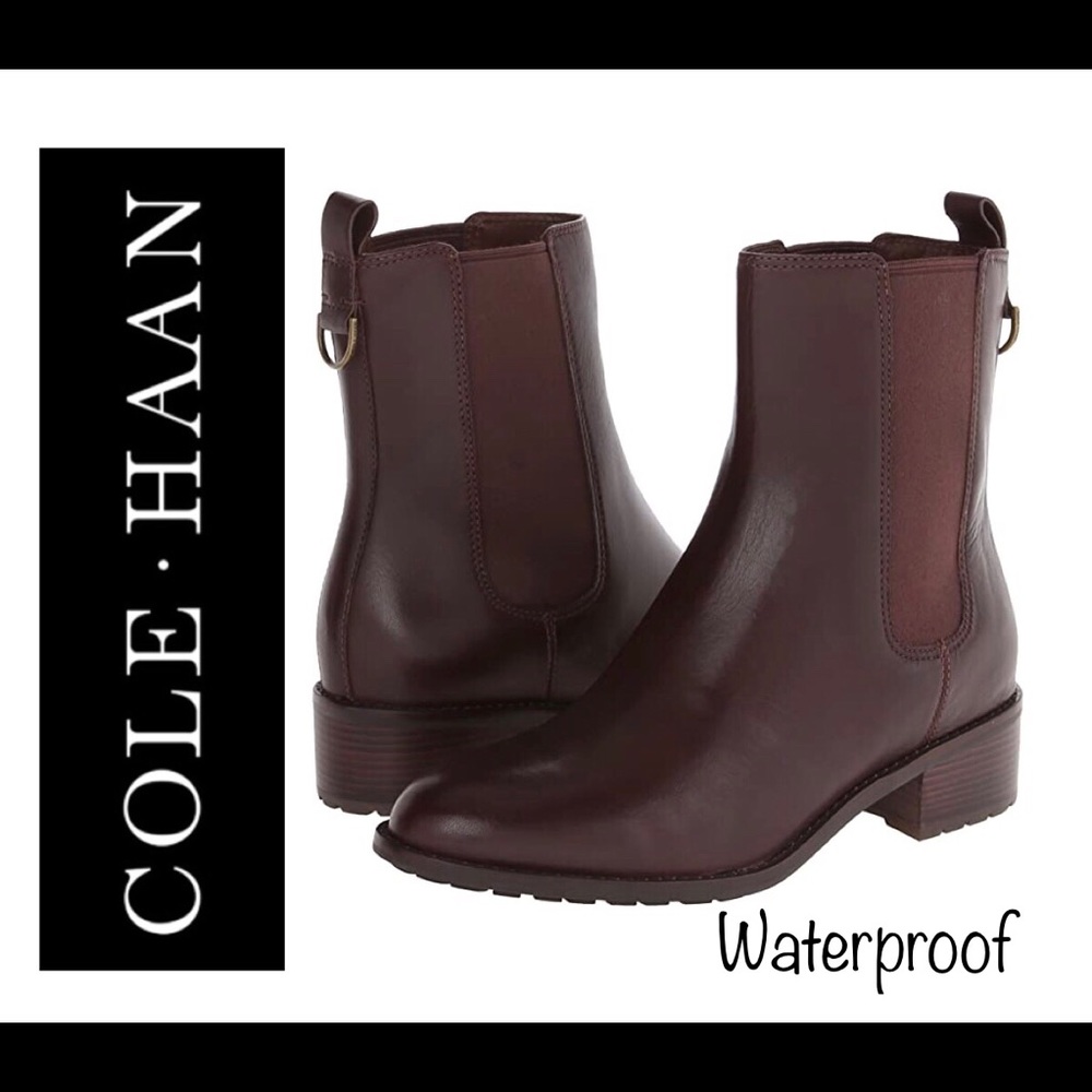 Cole Haan Daryl Waterproof Round Toe Leather